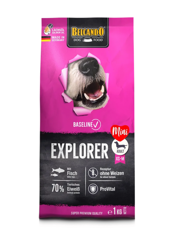 Belcando Baseline EXPLORER For Adult Dog With Fish For (XS-M)