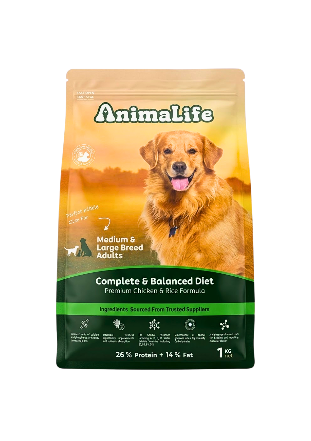 templet-2.png ANIMAL LIFE ADULT MEDIUM & LARGE 1Kg