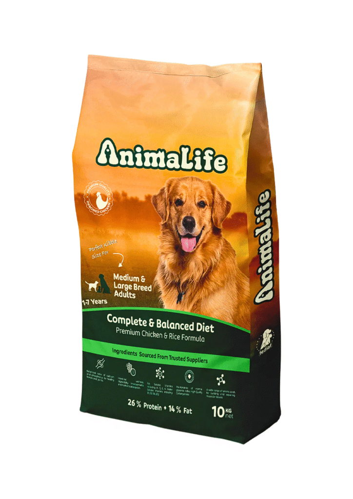 ANIMAL LIFE ADULT MEDIUM & LARGE 10Kg