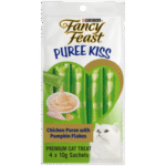 Fancy Feast Adult Puree Kiss Chicken Puree With Pumpkin Flakes 4*10g