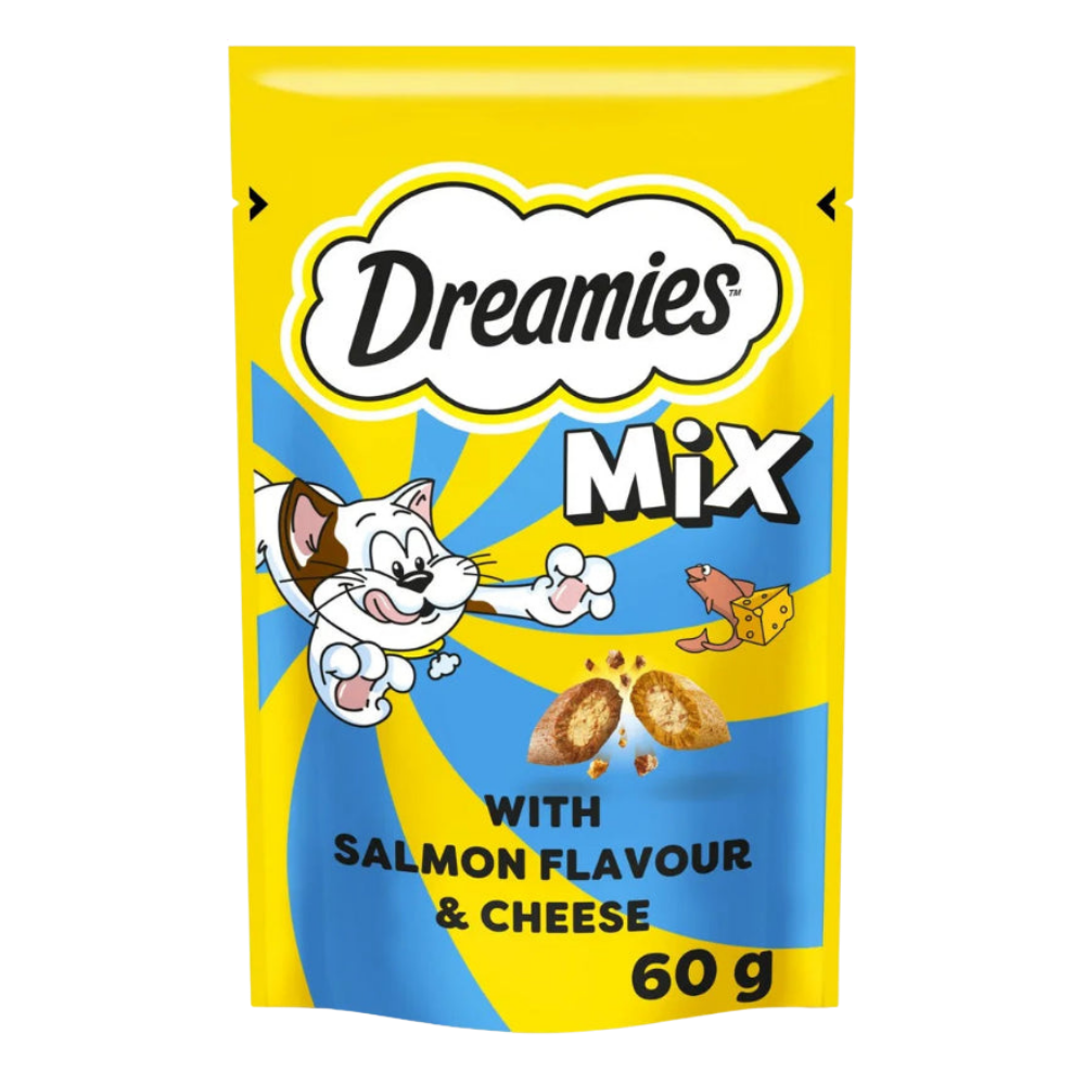 1280x1280.png Dreamies Mix Cat Treats salmon and Cheese 60g - Image 1