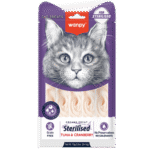 Wanpy Sterilised Creamy Tuna & Cranberry Treats for All Cats 70 g (5*14g)