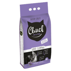 Chuck Cat Litter Super Clumping Lavender 5L - Image 1