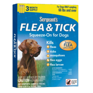Sergeant's Flea & Tick For Dogs 66 lbs And Over 1 Ampoule - Image 1