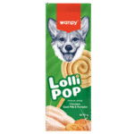 Wanpy Dog Lollipop Chicken, Milk & Pumpkin 6g