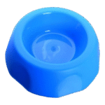 Durable plastic food bowl for dogs
