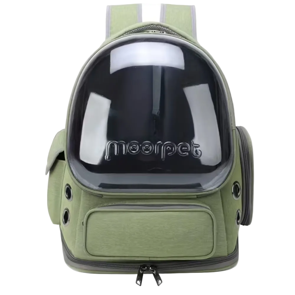 5aac36e1ff9fa4eae6ec0fd354d77603.png Moorpet Pet Backpack Carrier for Cat & Small Dog Size 42*34*27 Cm - Image 1