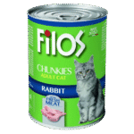 Filos Adult Cat Chunks with Rabbit 405g