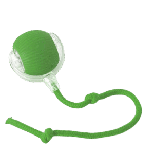 Cat Toy Running Ball with Rope - Image 1