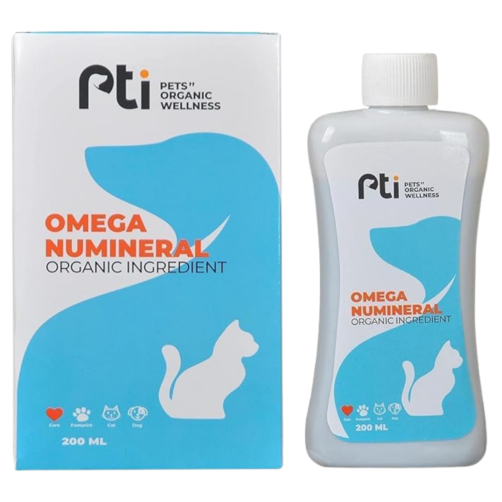 61xn-5_87NL_AC_SX679.png PTI Pets Organic Wellness Omega Numineral Pet Supplement 200 ML - Image 1