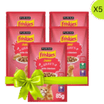 Buy 4+1 Free Friskies Kitten Chicken Chunks in Gravy Wet Cat Food Pouch 85g