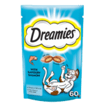 Dreamies Treat for Cat Salmon 60g German Edition