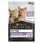 Pro Plan Nutrisavour Wet Food for Kittens with Tender Turkey in Sauce 85g