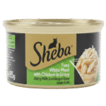 Sheba Wet Cat Food Tuna White Meat With Chicken In Gravy 85 g