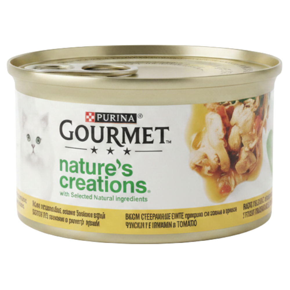 BundlesTemplate_1000x1000px_45.png Gourmet Nature's Creations Rich In Chicken, Garnished With Spinach And Tomatoes 85g - Image 1
