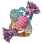 Soleil Tug Rings Natural Rubber Dog Toy