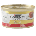 Gourmet Gold Wet Food For Adult Cat Beef Pate 85 g
