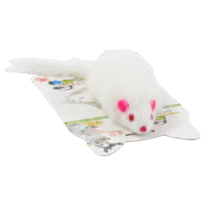 Fluffy Mouse Cat Toy - Image 1