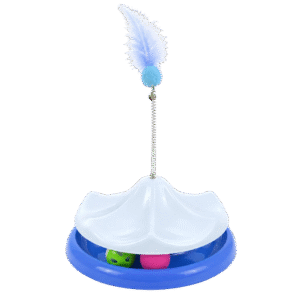 Interactive Feather Cat Toy Color Blue - Image 1