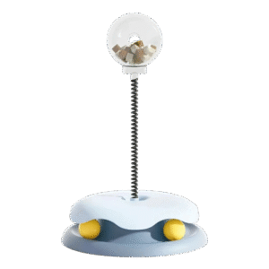 Pet Leaky Turntable Toy Color Blue - Image 1