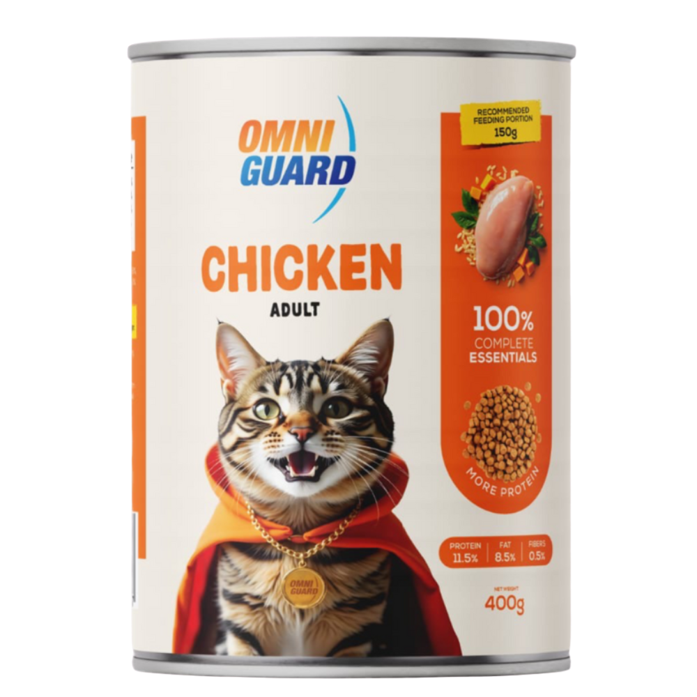 EE342C0D-C4E3-4CE3-AB7F-2046ACB5_20260519125252147.png Omni Guard Wet Food for Adult Cat Chicken 400g - Image 1