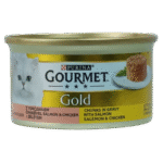 GOURMET PURINA GOLD WITH SALMON and CHICKEN 85 GR