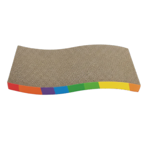 1pc Corrugated Cardboard Cat Scratching Post -  Catnip 42 Cm * 19 Cm - Image 1