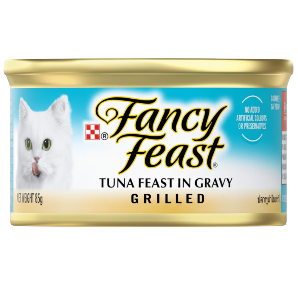 Gemini_Generated_Image_2gam802gam802gam_20260524143012057.png Fancy Feast Adult Grilled Tuna Feast in Gravy Gourmet Wet Cat Food 85g - Image 1