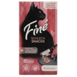 Fine Cat Schleck Snacks with Poultry, Liver Sausage & Cat Grass 8 Tube 120g