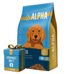 Alpha Dry Food Beef Flavor for Puppies + Surprise Gift