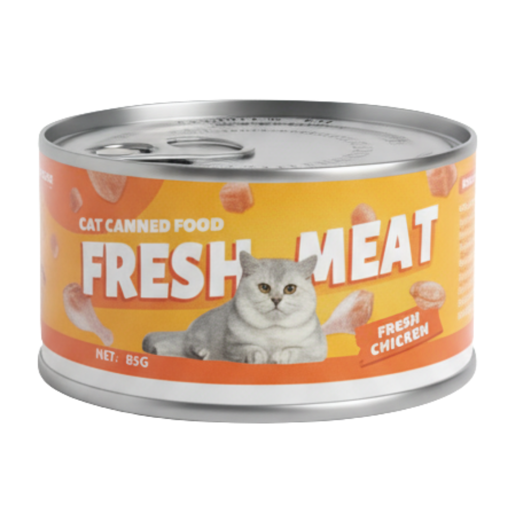 Gemini_Generated_Image_i3udnyi3udnyi3ud_20260607104859468.png Petmetro Chicken Cat Wet Food Canned 85g - Image 1