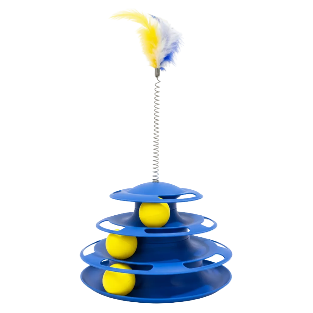 Gemini_Generated_Image_kltdlkkltdlkkltd.png Tumbler Wheel Cat Toy 3 Floor with feather - Image 1