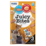 Inaba Juicy Bites Fish and Clam Flavors For Cat 3 Packs