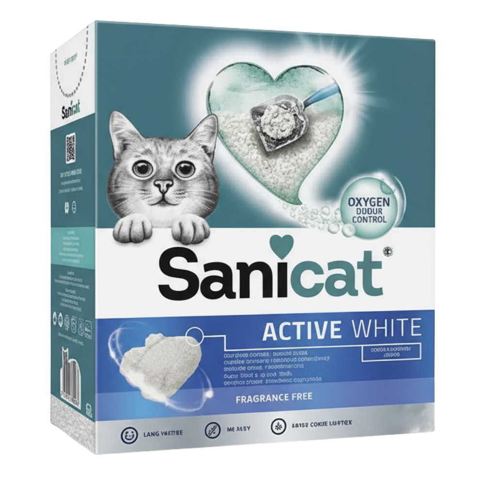 Gemini_Generated_Image_o8jbzwo8jbzwo8jb_20260608115300277.png Sanicat Active White Ultra Clumping Cat Litter 10 L (Box) - Image 1