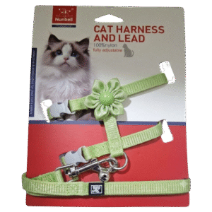 Nunbell Cat Flower Harness & Leash - Image 1