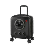 Dog Carriers with Wheels and Handle up to 10 kg Black