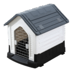 House Plastic With Metal Door for Medium Dog