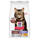 Hill's Science Plan Hairball & Perfect Coat Adult Cat Food with Chicken 1.5Kg