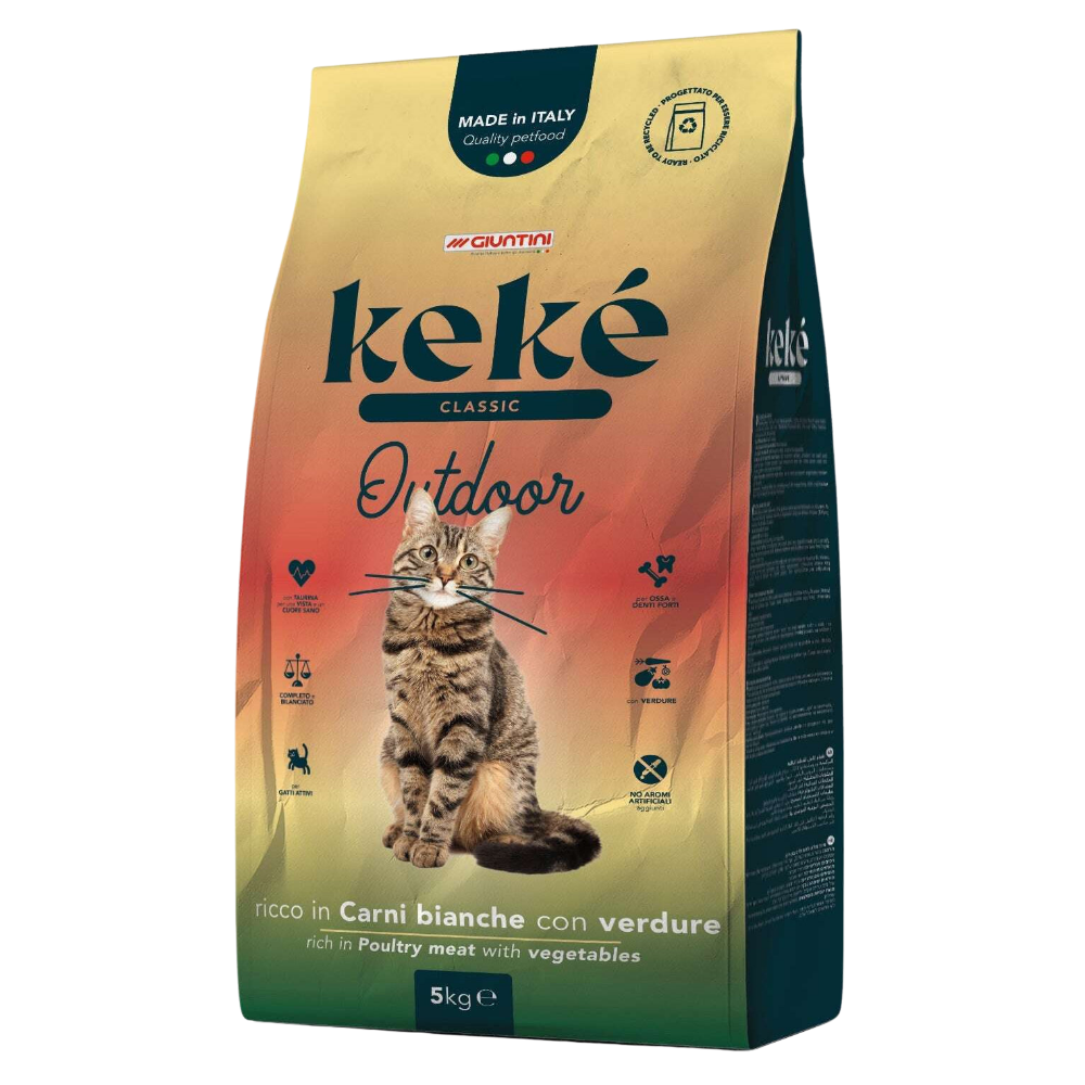 Keke-classic-outdoor-5kg.png Keke Classic Outdoor Complete food for adult cats 5 Kg - Image 1