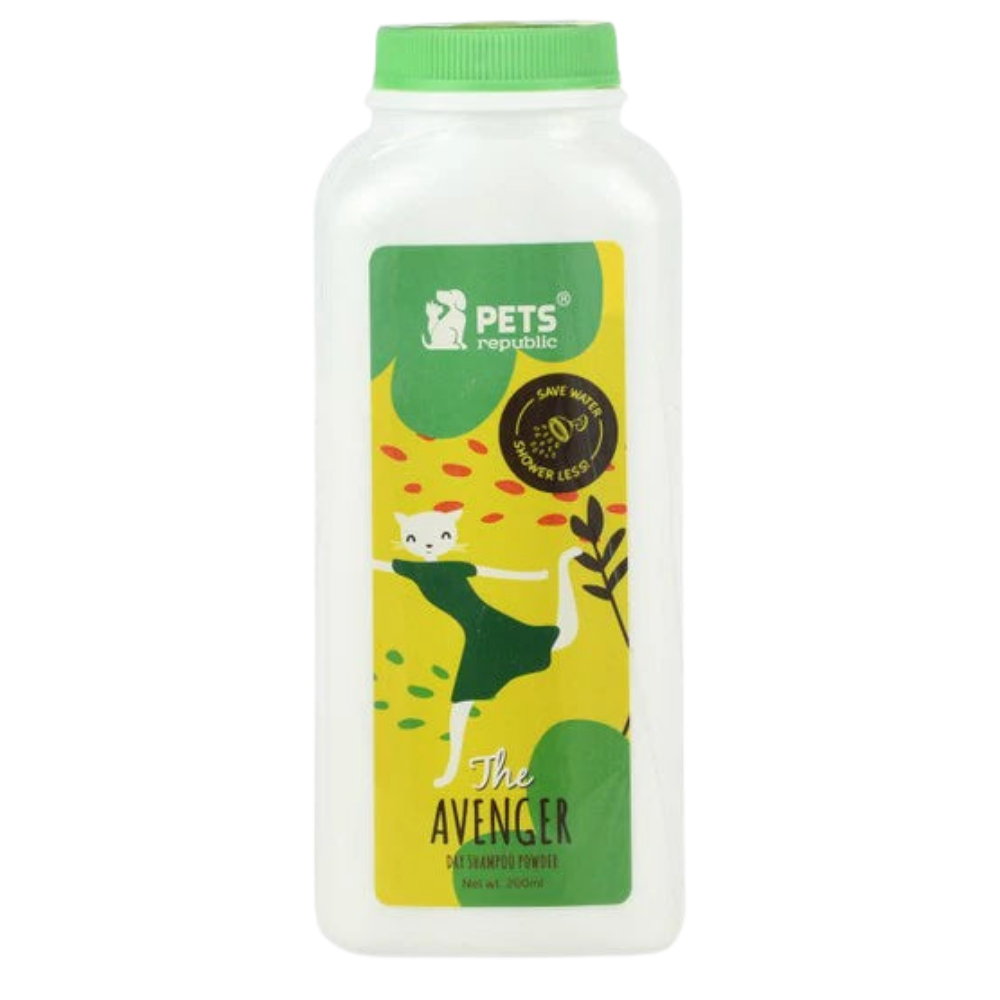 Pets_Republic_Avenger_250x_cb5a4261-dec8-4394-8784-da4f06783808.png Pets Republic Dry Shampoo Powder The Avenger 200g - Image 1
