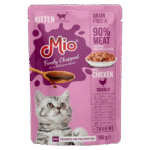 Mio Kitten Wet Food Finely Chopped Chicken 100g