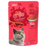 Mio Cat Wet Food Finely Chopped Veal 100g
