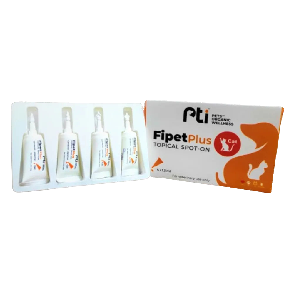 Pti-Fipet-Plus-Topical-Spot-on-For-Cats-13ml-768x768-1.png Pti Fipet Plus Topical Spot-on For Cats 1.3ml (1 dose) - Image 1