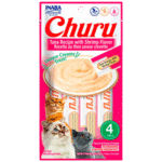 Churu Creamy Cat Treat Tuna & Shrimp Flavor 4 Tubes 56 G