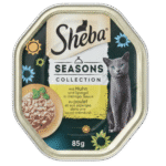 Sheba Seasons Collection Cat Wet Food Chicken & Asparagus In Creamy Sauce 85 g