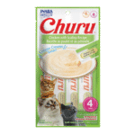 Churu Creamy Cat Treat Chicken with Scallop 4 Tubes 56g