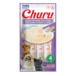 Churu Creamy Cat Treat Chicken with Shrimp 4 Tubes 56g