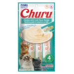 Churu Creamy Cat Treat Chicken with Crab 4 Tubes 56g