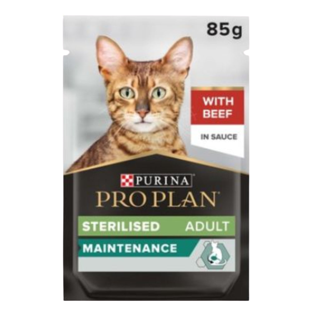 Untitled-design-25.png Pro Plan Nutrisavour Sterilised Beef In Gravy 85g - Image 1