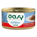 Oasy Wet Cat Food Caprice Dadini Cuts in Gravy with Beef 85g